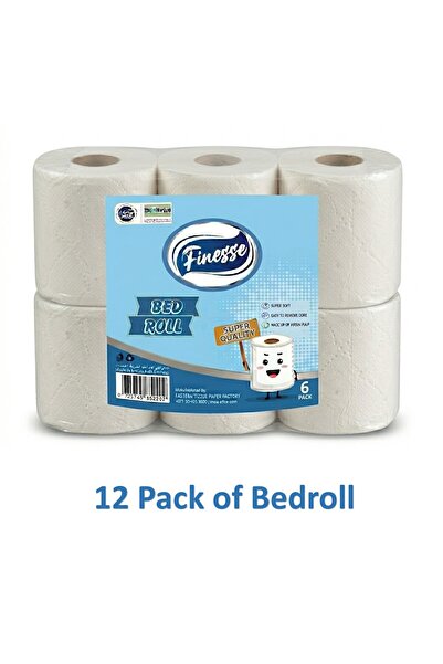 Finesse 12 Pack Bedroll 550g x 45cm Salon Beauty Facial Bed Cover for Massage...