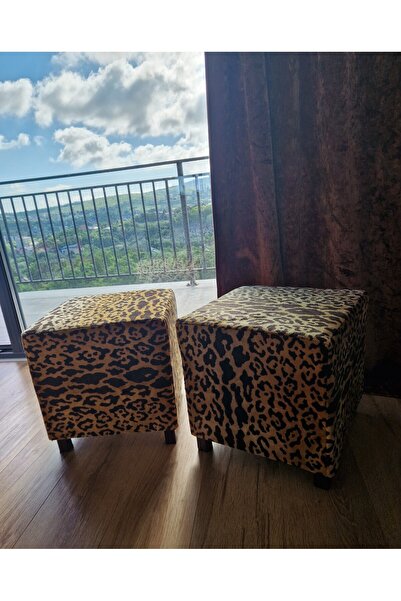 OEM Scaun/Taburet animal print, din bumbac, ideal pentru living, dormitor, ho...