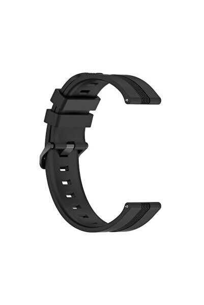 OEM Λουράκι Σιλικόνης Μαύρο (Apple Watch 42/44/45mm Galaxy Watch 42mm)