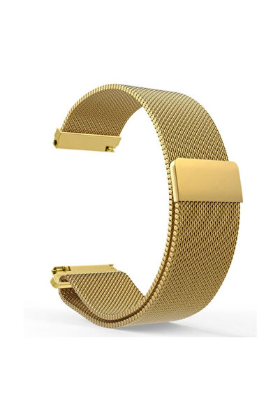 OEM Λουράκι από ανοξείδωτο ατσάλι χρυσό (Galaxy Watch 42mm, Apple Watch 44/45...