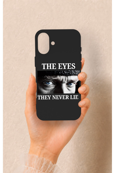 Vip Case iPhone 16 Plus Uyumlu Atatürk Eyes Desenli Silikon Kılıf