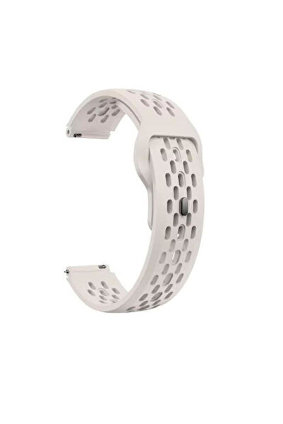 OEM Λουράκι σιλικόνης με τρύπες Garmin Vivoactive 4s Vivomove 3s Μπεζ