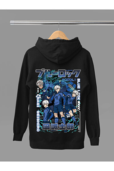 MAGORS Blue Lock Isagi Yoichi and Rin Itoshi Anime Harajuku Printed 3 Yarn Qu...