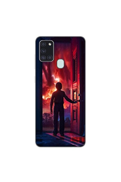 OEM Husa compatibila cu Samsung Galaxy A21s Silicon Gel Tpu Model Stranger Th...