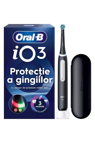 Oral-B Periuță de dinți electrică iO 3, 1 cap de rezervă pentru periuță elect...