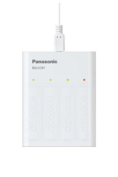 PANASONIC Încărcător de călătorie USB Eneloop Smart Plus BQ-CC87 fără baterii