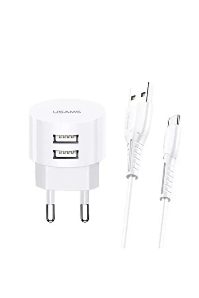 Usams Încărcător T20 2x USB-A 2.1 A (66164-uniw)