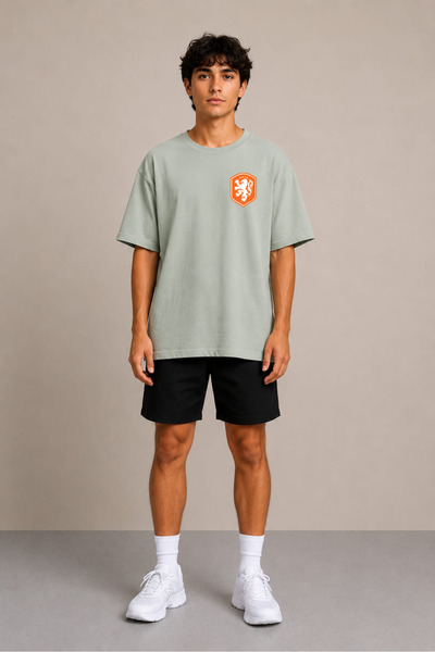ZAVIXO Men's Premium Printed T-Shirt – Oversize Fit 100% Cotton Fabric