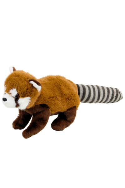 LeanToys Mascotă de pluș, jucărie de îmbrățișat, Panda Roșu 45cm