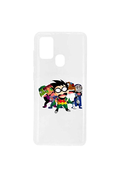 OEM Husa compatibila cu Samsung Galaxy A21s Silicon Transparenta Model Teen T...