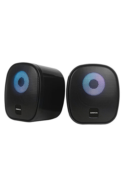 Omega Platinet 2.0 Boxe Stereo 6W RMS RGB USB 3.5 mm