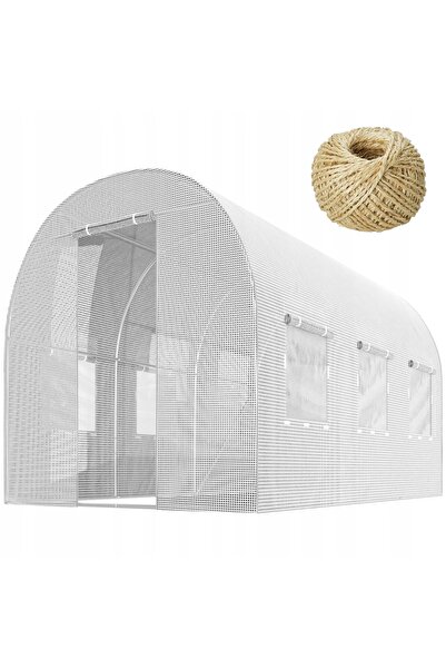 Kraft&dele Seră tip tunel de grădină pentru legume, 2x3, cu folie și structur...