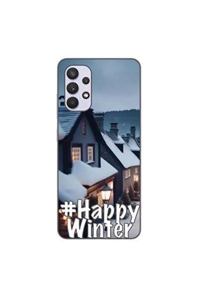 OEM Husa compatibila cu Samsung Galaxy A32 4G Silicon Gel Tpu Model Happy Winter