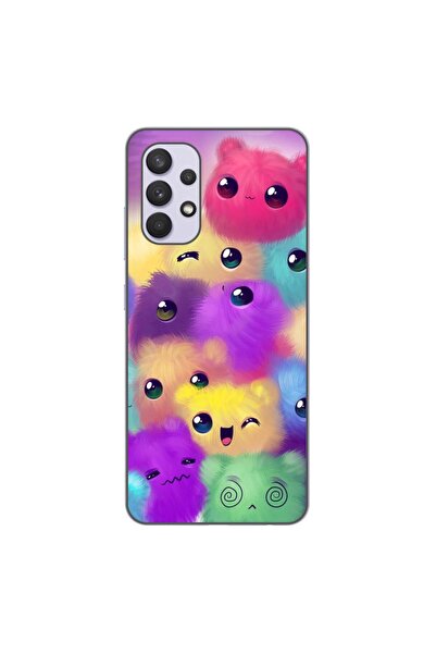 OEM Калъф, съвместим със Samsung Galaxy A32 4G, от силиконов гел TPU, с цвете...