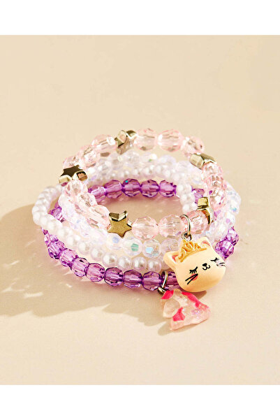 REDTAG Girls Assorted Bracelet Set 4 Piece