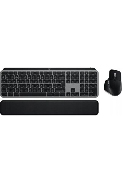 Kraft&dele Logitech MX Keys S Combo Mac Set tastatură și mouse fără fir, grafit