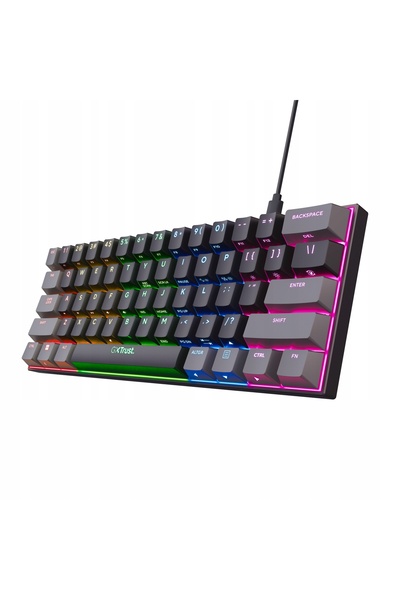 Kraft&dele Tastatură mecanică cu fir Trust GXT 867 ACIRA Negru