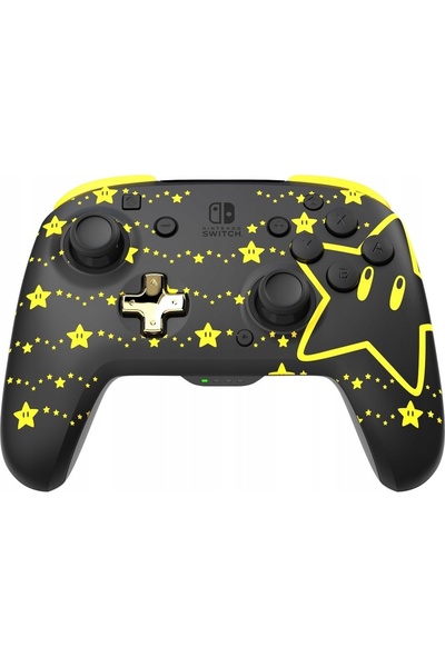 Kraft&dele Pad wireless Nintendo Switch PDP Rematch Fosforescent Super Star