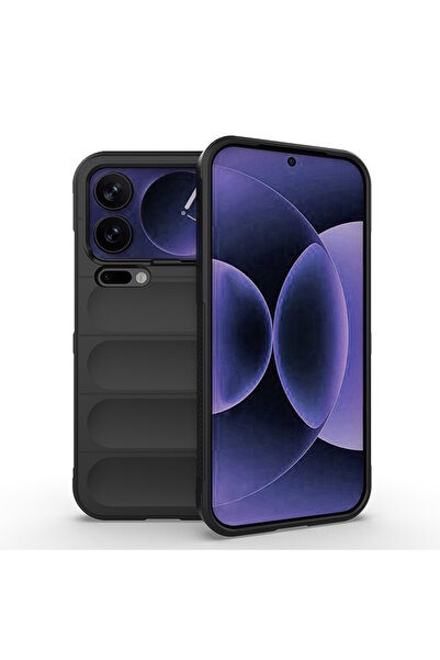 m.tk moveteck Xiaomi Mi 17 Pro Max Uyumlu Kılıf Kamera Korumalı Kabartmalı Yu...