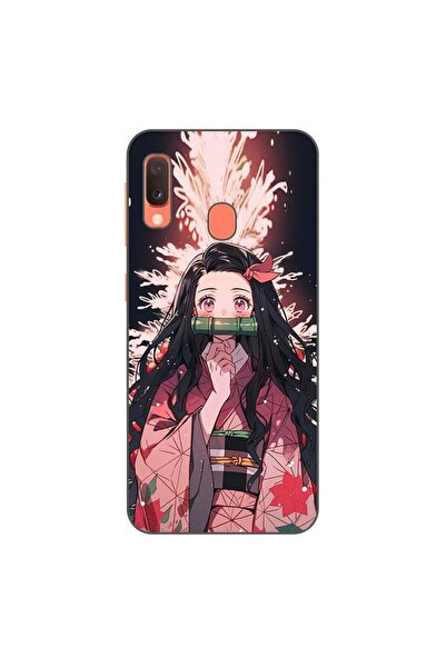 OEM Husa compatibila cu Samsung Galaxy A20e Silicon Gel Tpu Model Demon Slaye...
