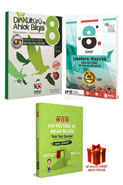 Nitelik Yayınları 8.Sınıf Din Kültürü ve Ahlak Bilgisi Konu Kitabı + 40 Denem...