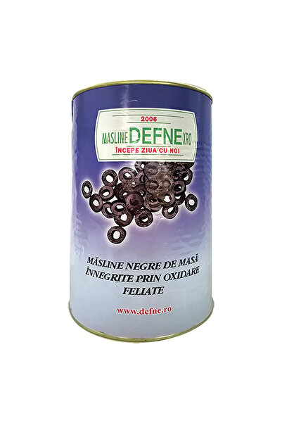 Defne Masline Negre Feliate Defne, 4.25 kg