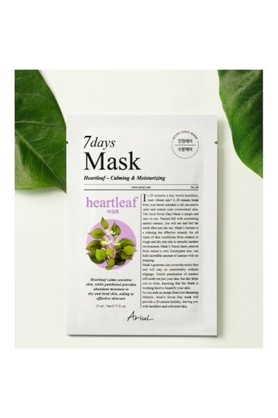 Ariul 7Days PLUS Heartleaf + P (Panthenol) Mască de față