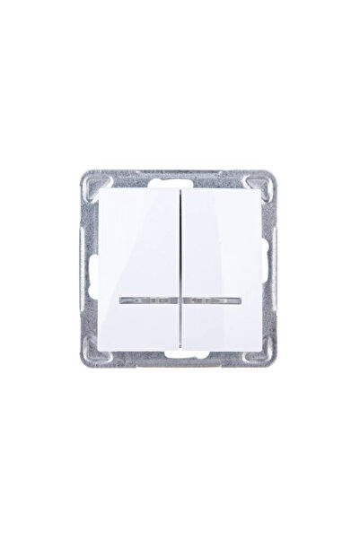 OSPEL Conector sfeșnic Impresie cu iluminare de fundal alb (LP-2YS/m/00)