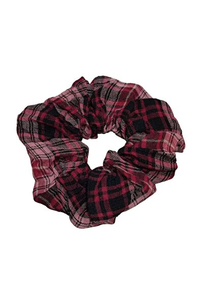 AXE SPORTSWEAR Women's Plaid Pattern Bagel Rubber Buckle Hair Clip