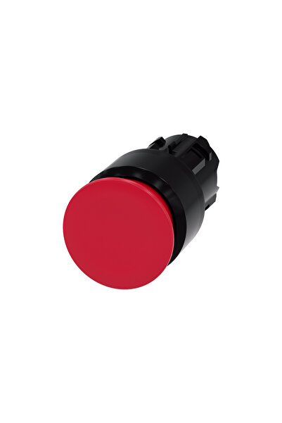 Siemens Buton ciupercă 22mm plastic roșu 30mm fără rotire automată prin trage...