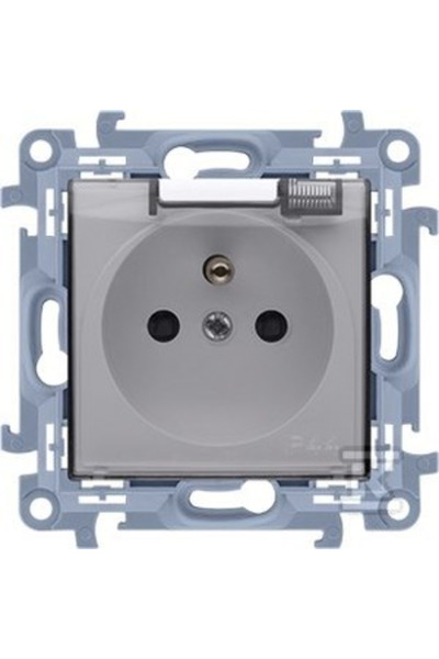 Kontakt-Simon Priză simplă IP44 16A albă (CGZ1BU.01/11)