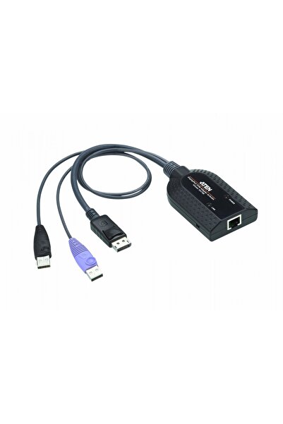 Aten Cablu Adaptor KVM USB DisplayPort pentru Media Virtuală (Suportă cititor...