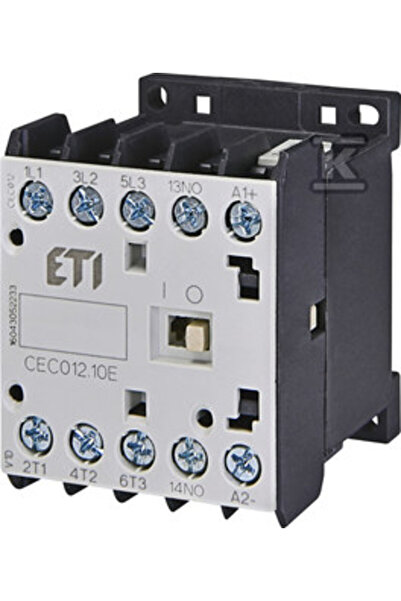 ETI Polam Contactor cu motor în miniatură CEC012.10 24V-DC 004641104