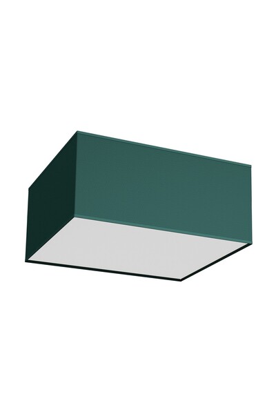 Milagro Plafonieră, Milagro, Metal/Textil, 2xE27, Verde