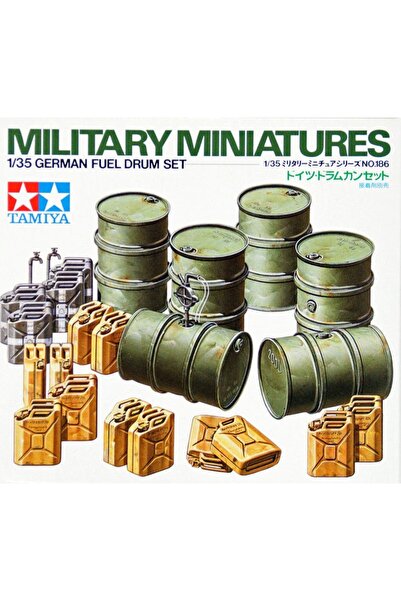 TAMIYA 35186 Γερμανικό Σετ Βαρελιών Καυσίμου