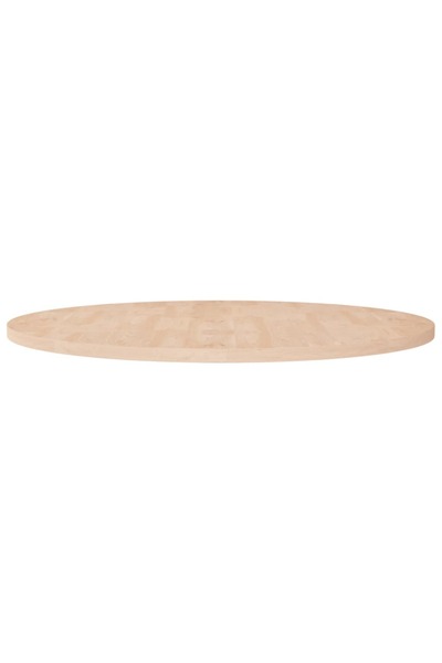vidaxl Blat de masă rotund, Ø90x2,5 cm, lemn masiv stejar netratat