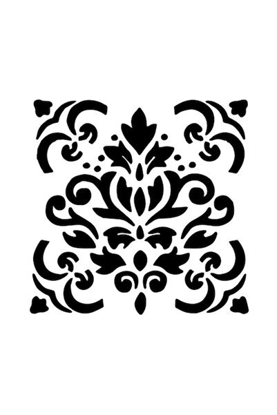 OEM 3D Stencil, Kaya, 50x50 cm, reusable, plastic, transparent