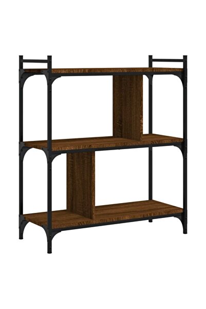 vidaxl Bibliotecă cu 3 niveluri, stejar maro 76x32x88 cm lemn compozit