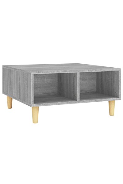 vidaxl Masă de cafea, gri sonoma, 60x60x30 cm, lemn prelucrat
