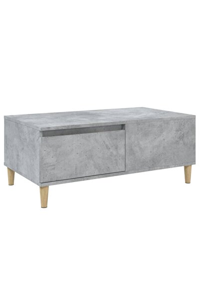 vidaxl Măsuță de cafea, gri beton, 90x50x36,5 cm, lemn compozit