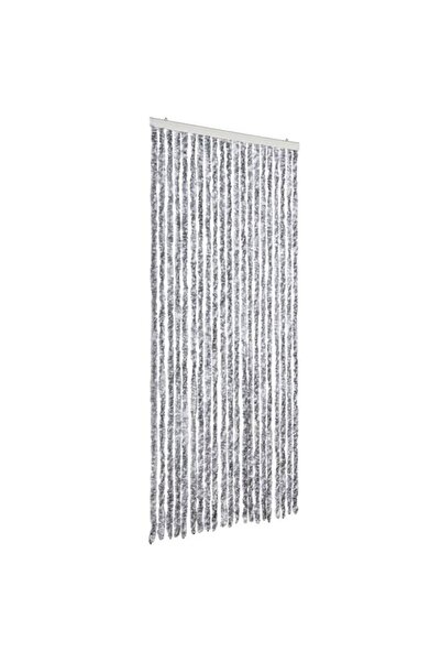 vidaxl Plasă anti-insecte, alb și gri, 90 x 220 cm, Șenilă