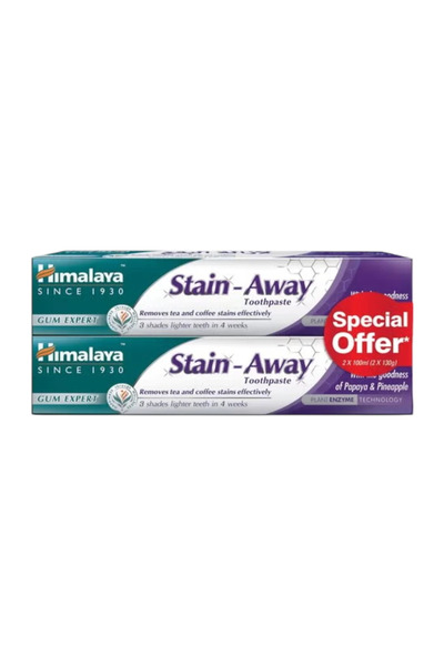 Himalaya Stain Away Herbal Toothpaste- 2X100ml