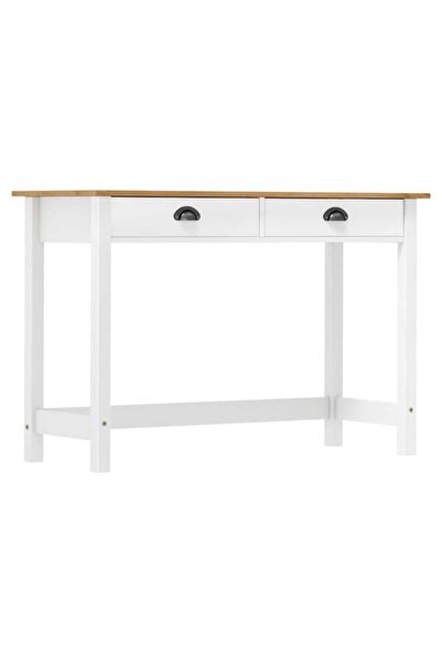 vidaxl Masă consolă Hill cu 2 sertare, 110 x 45 x 74 cm, Lemn masiv de pin