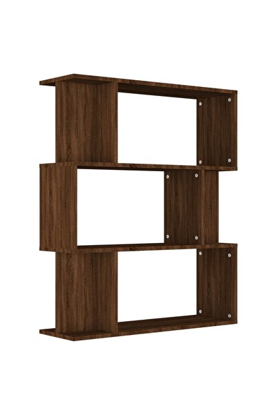 vidaxl Bibliotecă/Separator, stejar maro, 80x24x96 cm , lemn prelucrat