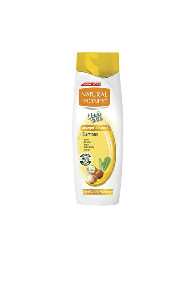 Natural Honey Wash &amp Go Shampoo Für Geschädigtes Haar 400 ml