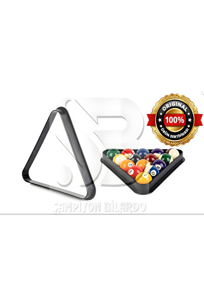Şampiyon Bilardo Fabrikası AMERİKAN (POOL) BİLARDO MASA ÜÇGENİ PLASTİK (YERLİ)