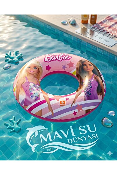 mavi su dünyası Barbie Simit 50 Cm