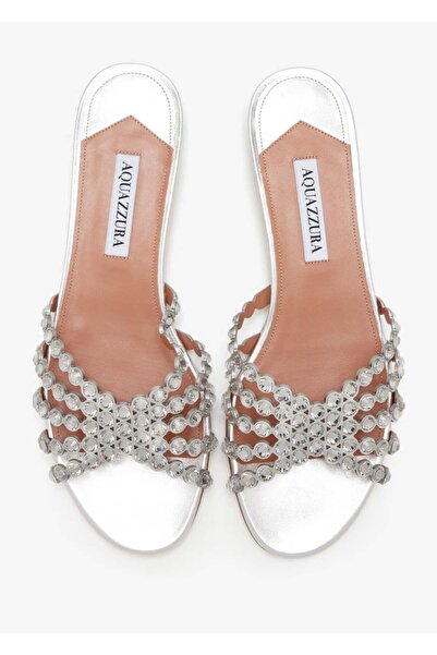 NEW Aquazzura Tequila Crystal embellished sandals