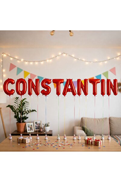 Flippy Baloane Folie Metalizate, Flippy, Set CONSTANTIN, Heliu sau Aer, Pai i...