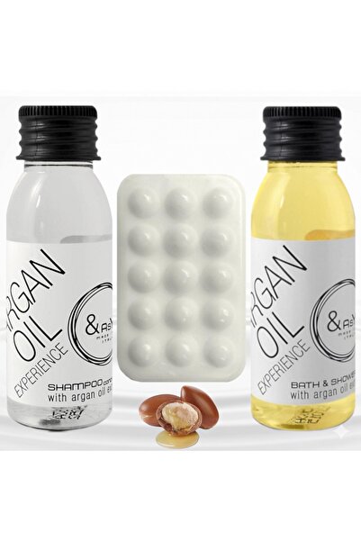 Easy Set de cosmetice hoteliere 1. Cu ulei de argan